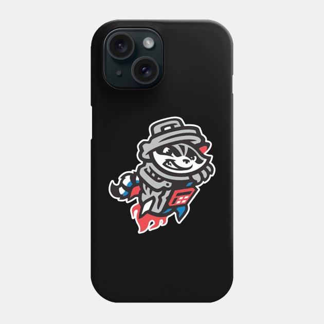 Rocket City Trash Pandas Phone Case by Dizzy One