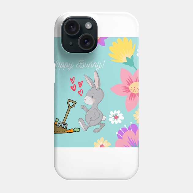 Happy Bunny! Series (F) Phone Case by hotarufirefly