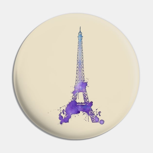 Eiffel Tower Pin by lunabelleapparel