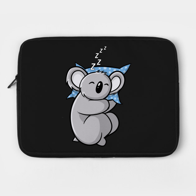 Lazy Koala Bear Sleeping Funny Forest Animal Cartoon By Underheaven - 