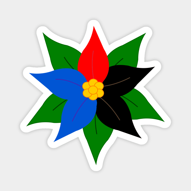 Pride Poinsettia Magnet by traditionation