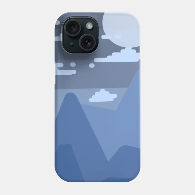 blue mountain majesty Phone Case by RoyalJellyfish