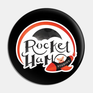 Rocket Ham Circle Logo Pin