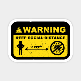 KEEP SOCIAL DISTANCE Magnet