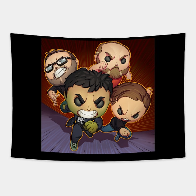 Feel the Rage Tapestry by Filmrageyyc