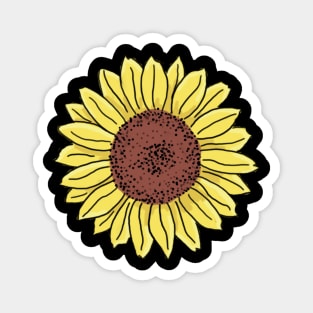 Sunflower Funflower Magnet
