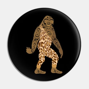 Funny Sasquatch Bigfoot Gift Idea Pin