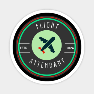 Flight Attendant Magnet