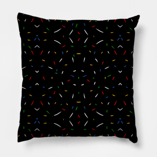 African Patterns with African Colors Pillow