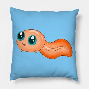 Orange Tadpole Pillow