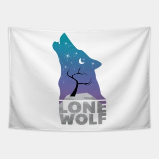 Lone wolf Tapestry