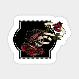 The PinUp Skull Magnet