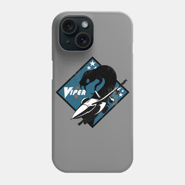 F-16 Viper (distressed) Phone Case by TCP