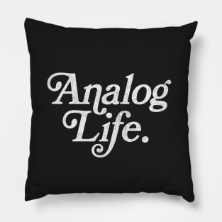 Analog Life - Old Skool Fan Design Pillow