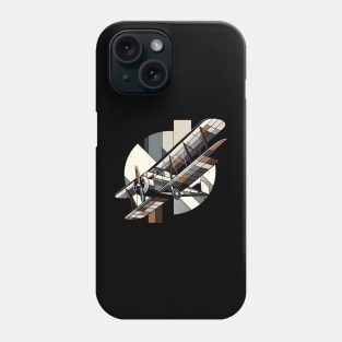 Geometric Spirit of St. Louis | Iconic Monoplane Tee Phone Case