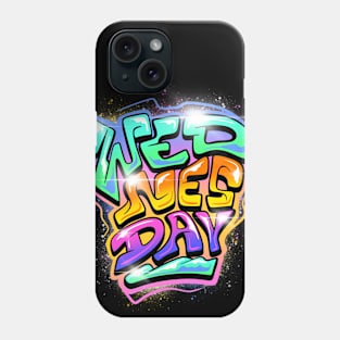 Wednesday Typography Lettering Phone Case