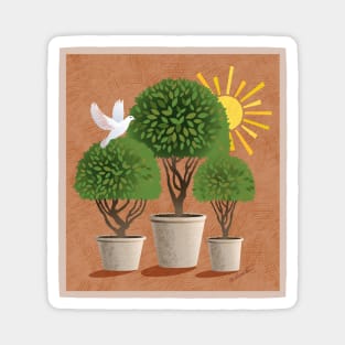 Day Topiary Magnet