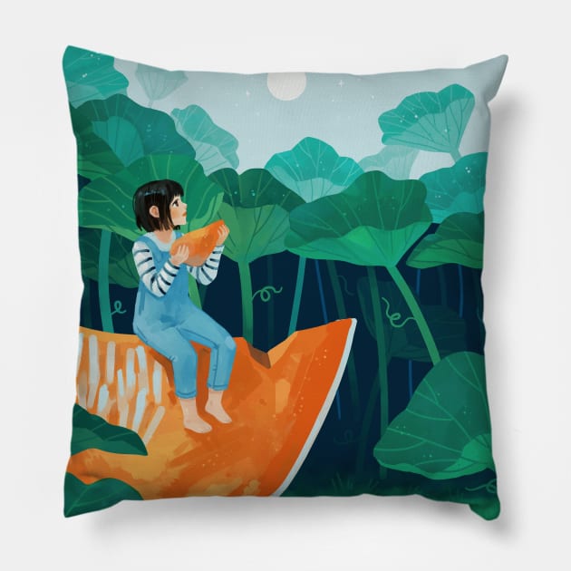 Pumpkin Pillow by Freeminds