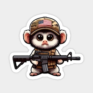 Tactical Marmoset Monkey Magnet