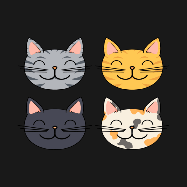 Smiling Cats by Cat Club