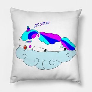 Lazy unicorn Pillow