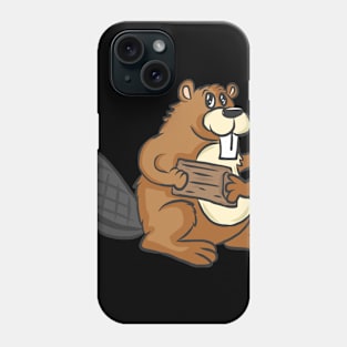 Beaver forest rodents for children animal welfare animal hunters Phone Case