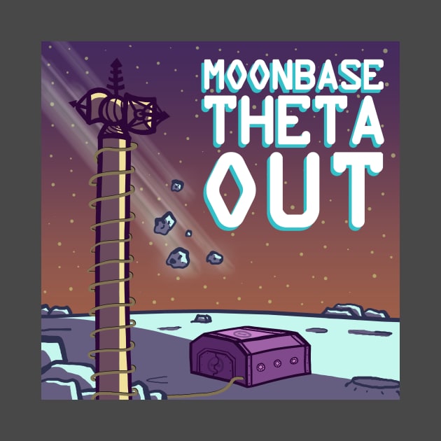 Moonbase Theta, Out - logo by Monkeyman Productions