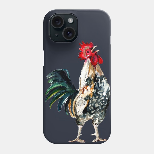 Rooster Phone Case by Bridgetdav