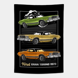 V8 Muscle Torino Car Tapestry