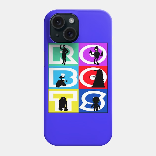 Robots Phone Case by GrinningMonkey