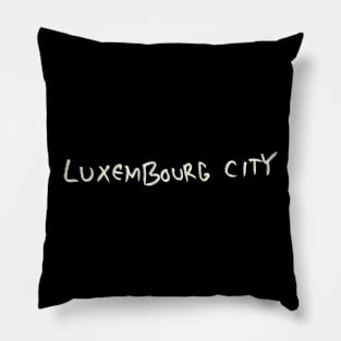 Luxembourg City Pillow
