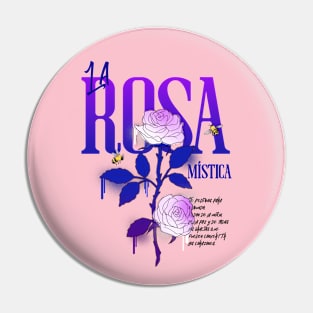 La Rosa Mistica Bonita Latina Floral Flowers Rose Pin