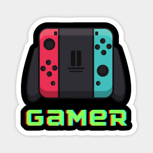 Neon Gamer Magnet