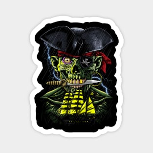 Zombie Pirate Magnet