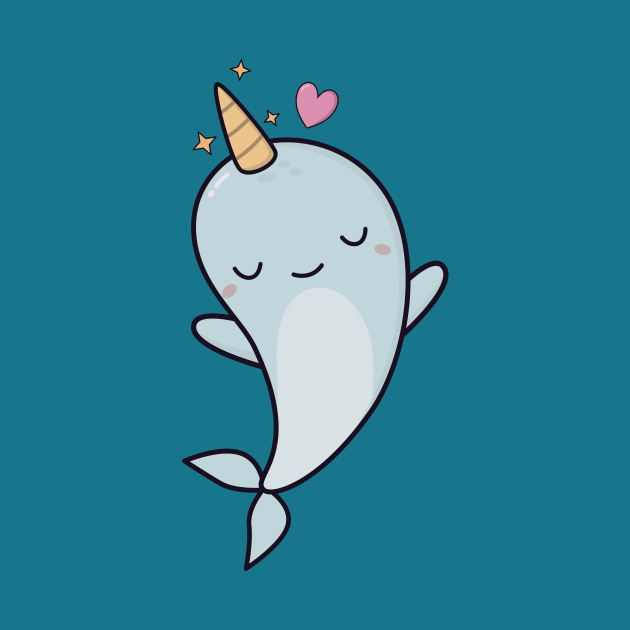 cute kawaii narwhals with hearts narwhals are awesome