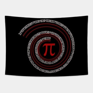 Pi Day Shirt Spiral Pi Math 314 Teacher Student Gift Tapestry