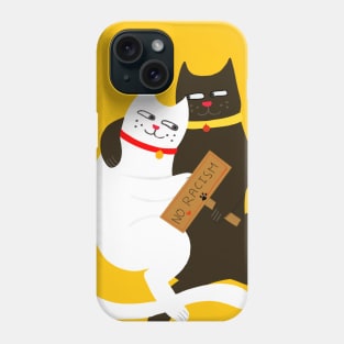 Anti-racism Cats Phone Case