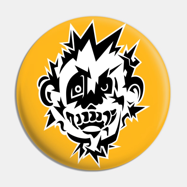 Monkey Man Pin by Nesse van der Meer