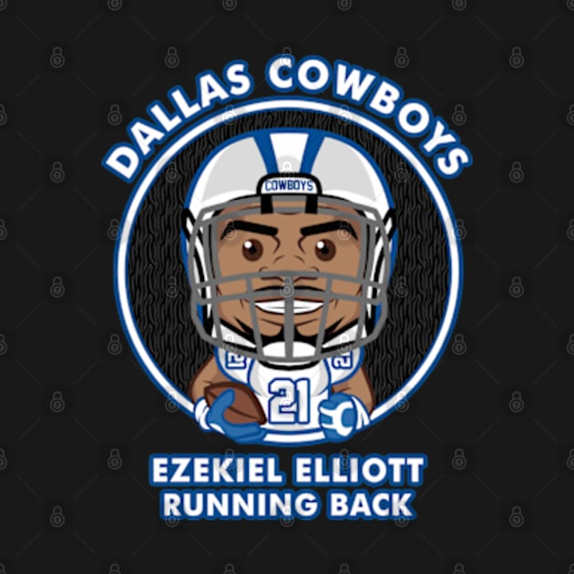 Ezekiel Elliott by Mudahan Muncul 2022