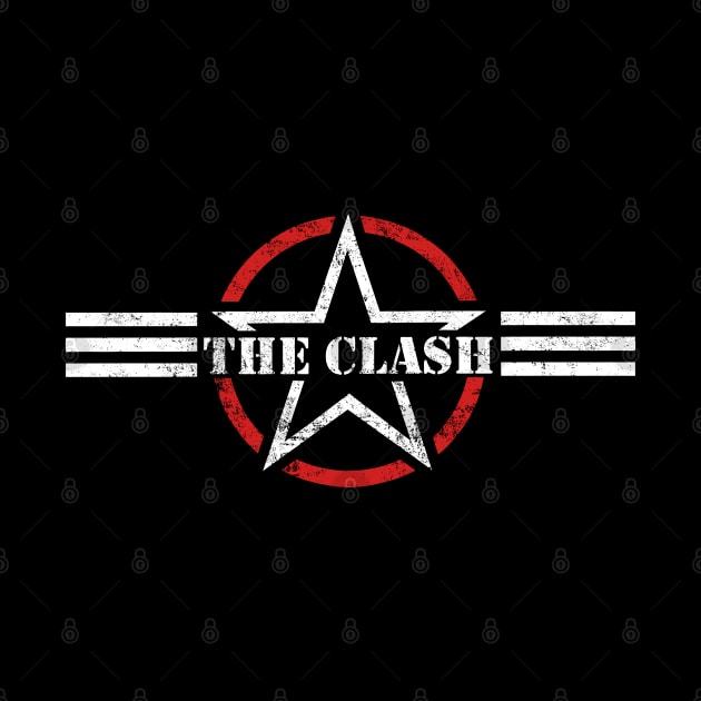 THE CLASH EMBLEM (RED - WHITE) by bartknnth