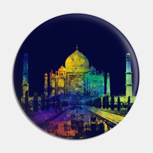 Taj Mahal Monument Pin