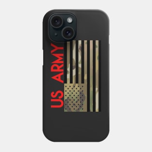 US ARMY CAMOUFLAGE FLAG Phone Case