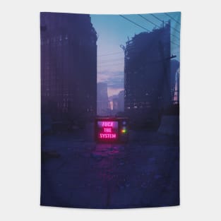 Fuck The System Tapestry