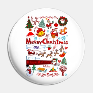 Merry Christmas Pin