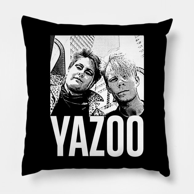 Yazoo / Retro 80s Fan Design Pillow by DankFutura