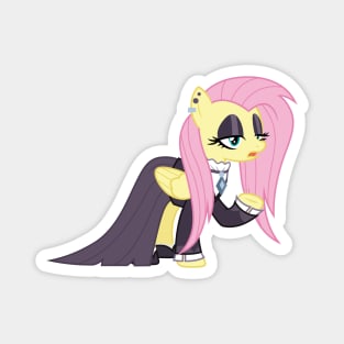 Goth Fluttershy 1 Magnet