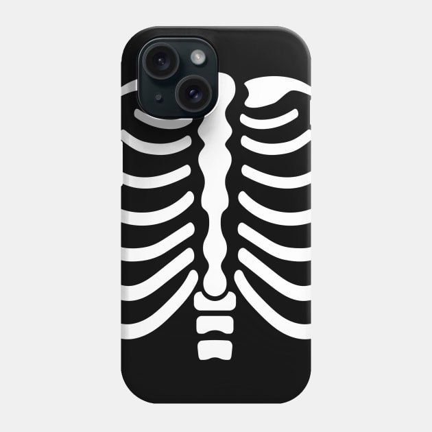 Skeleton Chest Phone Case by Ramateeshop