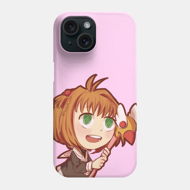 Sakura Kinomoto (Sakura Card Captor) Phone Case by PandaAColor