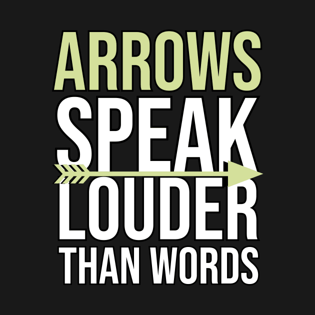 Arrows Speak Louder Than Words by The Jumping Cart