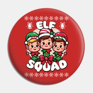 Elf Squad Pin
